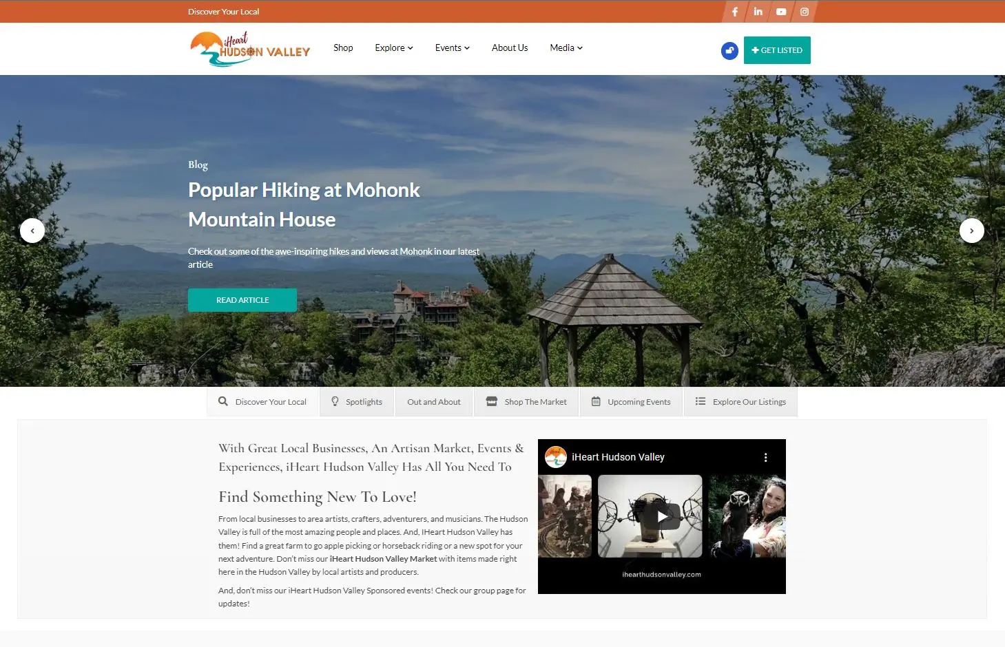 iHeart Hudson Valley Home page